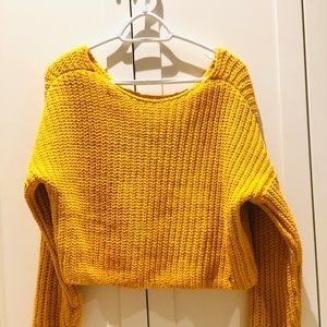 hollister off the shoulder sweater